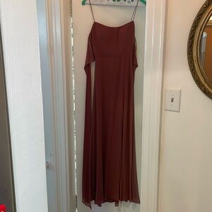 Jenny Yoo Maroon Bridesmaids Dress